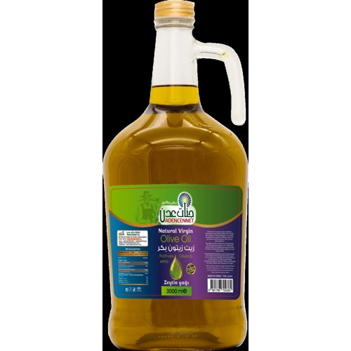 Greek olive oil in 3 liters plate