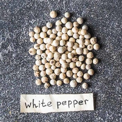 Ground white pepper